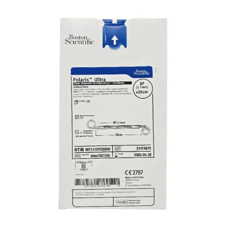 Boston Scientific M0061921530 Polaris Ultra Dual Durometer Percuflex Material Ureteral Stent 8F x 26cm 1/EA Boston Scientific