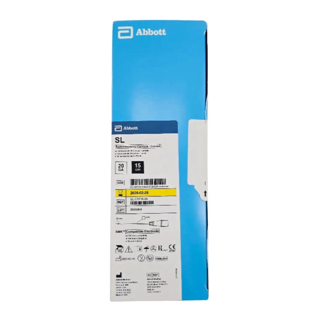 Abbott SL-C1510-20 SL Radiofrequency Cannula Curved 20Ga. x 15cm Abbott