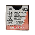 Ethicon Y494G 4-0 MONOCRYL Undyed 1X18" P-3 13mm Reverse Cutting BX/12 Ethicon