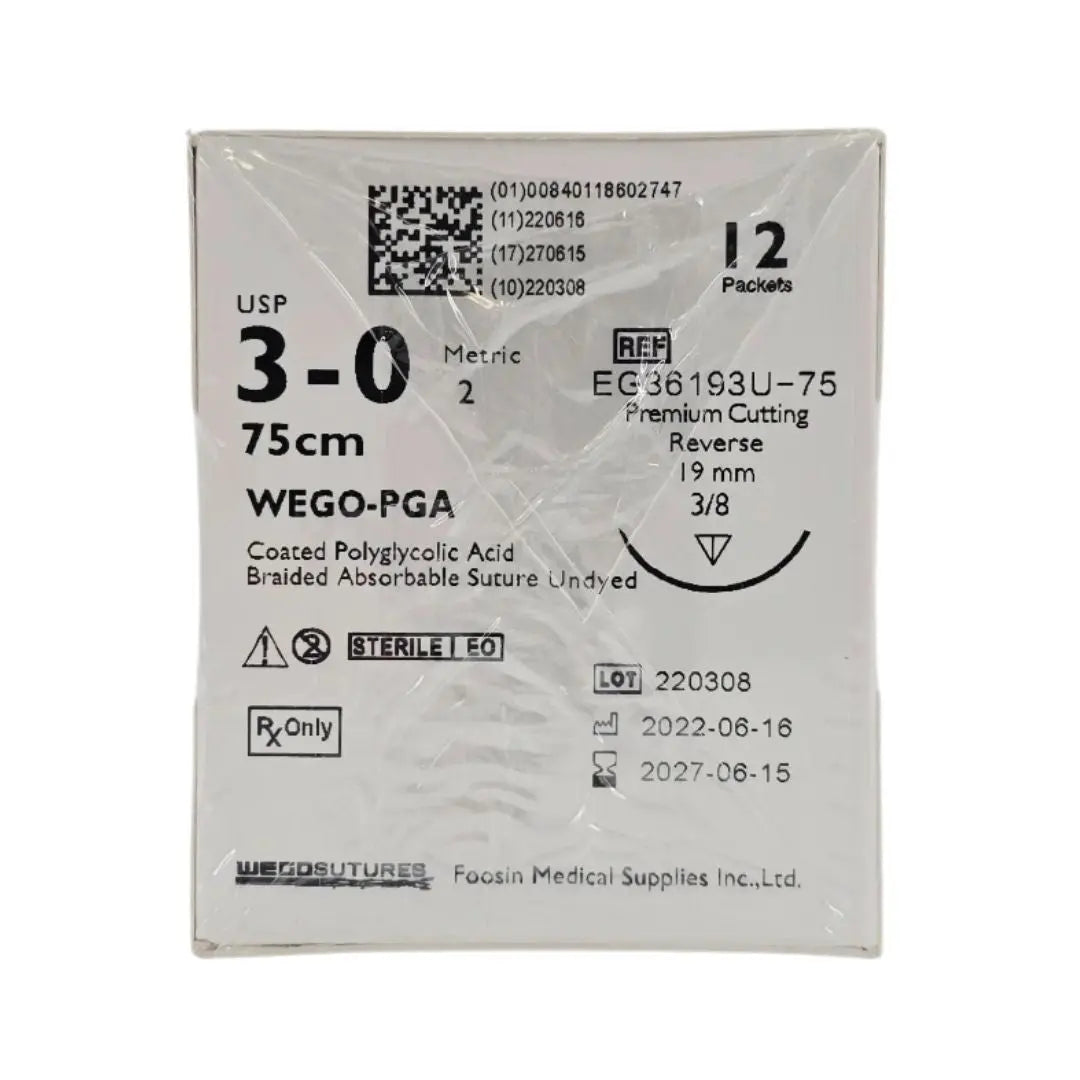 Endure Industries EG36193U-75 3-0 WEGO-PGA Undyed 19mm Prime Reverse Cutting 75cm BX/12 Endure Industries