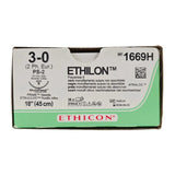 Ethicon 1669H 3-0 ETHILON Black 1X18" PS-2 19mm BX/36 FULL OPEN BOX Ethicon