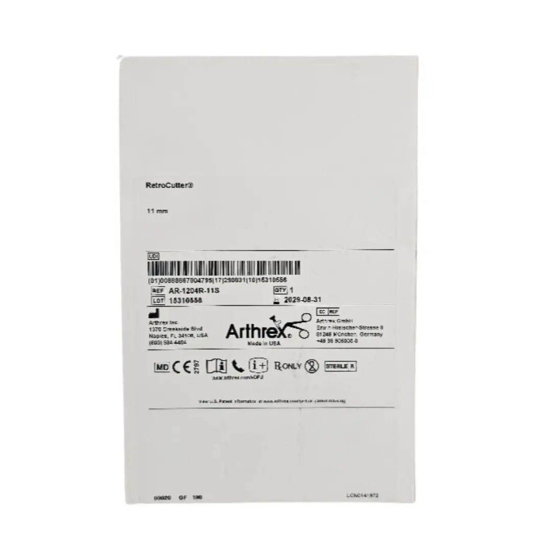 Arthrex AR-1204R-11S RetroCutter Reamer 11mm 1/EA Arthrex