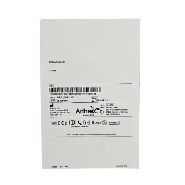 Arthrex AR-1204R-11S RetroCutter Reamer 11mm 1/EA Arthrex