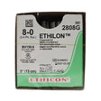 Ethicon 2808G ETHILON 8-0 Black 1X5" BV130-5 6.5mm ETHALLOY Needle Alloy BX/12 Ethicon