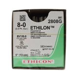 Ethicon 2808G ETHILON 8-0 Black 1X5" BV130-5 6.5mm ETHALLOY Needle Alloy BX/12 Ethicon