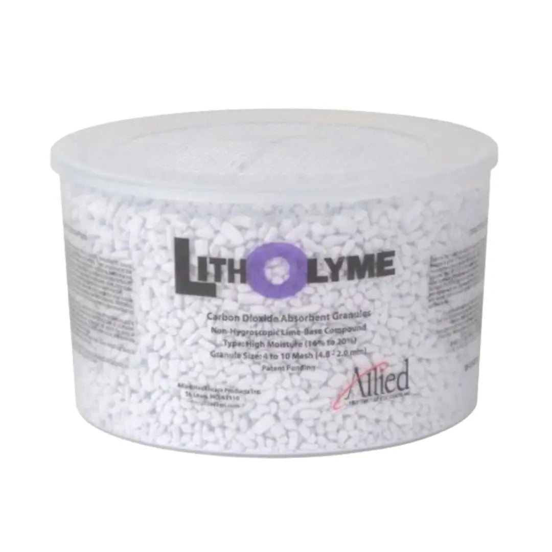 Allied Healthcare AHC-55-01-0015 Litholyme Carbon Dioxide Absorbent Cylindrical Canister 1kg 1/EA Allied Medical