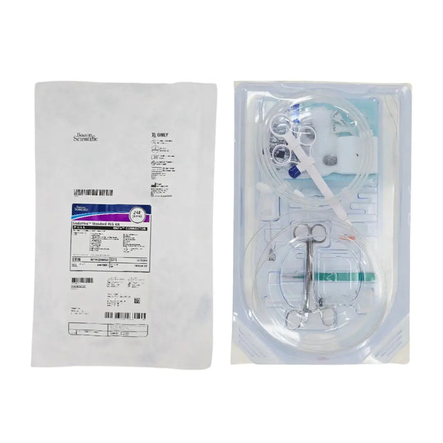 Boston Scientific M00509060 EndoVive Standard PEG Kit 24F (8mm) Percutaneous Endoscopic Gastronomy Kit ENFit Connector 1/EA Boston Scientific