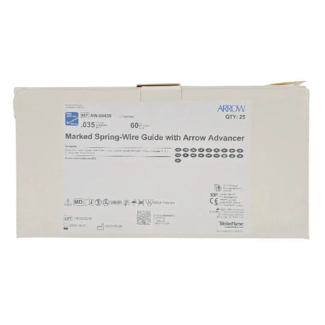 Arrow AW-04435 Marked Spring-Wire Guide w/ Arrow Advancer .035" x 60cm BX/25 Arrow