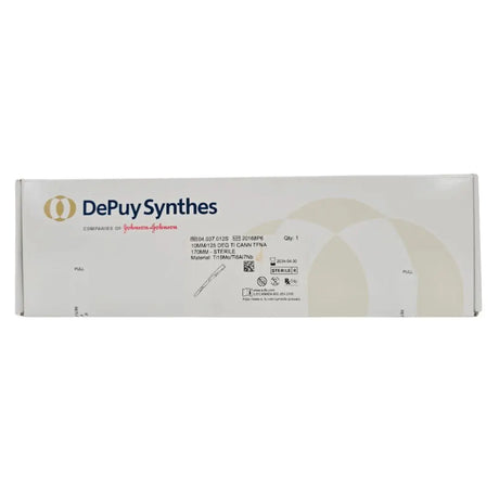 DePuy Synthes 04.037.012S Cannulated Short Nail 10mm x 170mm 125° Femoral Neck Angle for TFNA System 1/EA DePuy Synthes
