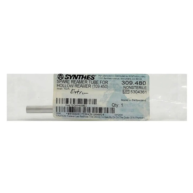 Synthes 309.480 Spare Reamer Tube for Hollow Reamer 309.450 Synthes