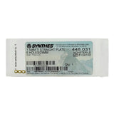 Synthes  446.031 1.5MM TI Straight Plate 6 Holes S/29MM Synthes