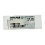 Synthes 214.032 4.5mm Cortex Screw 32mm Synthes