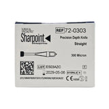 Surgical Specialties 72-0303 Sharpoint Precision Depth Knife Straight 300 Micron BX/6 Surgical Specialties