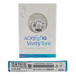 Alcon DAT615.215 AcrySof IQ Vivity Toric UV Absorbing Extended Vision IOL +21.5 D Size D 1/EA Alcon