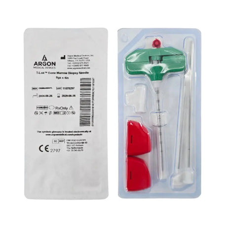 Argon Medical Devices DBMNJ0804TL T-Lok Bone Marrow Biopsy Needle w/ Extraction Cannula 8G x 4" 1/EA Argon Medical