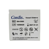 Cordis 504-508X Vessel Dilators 8F x 17cm .038" BX/10 Cordis