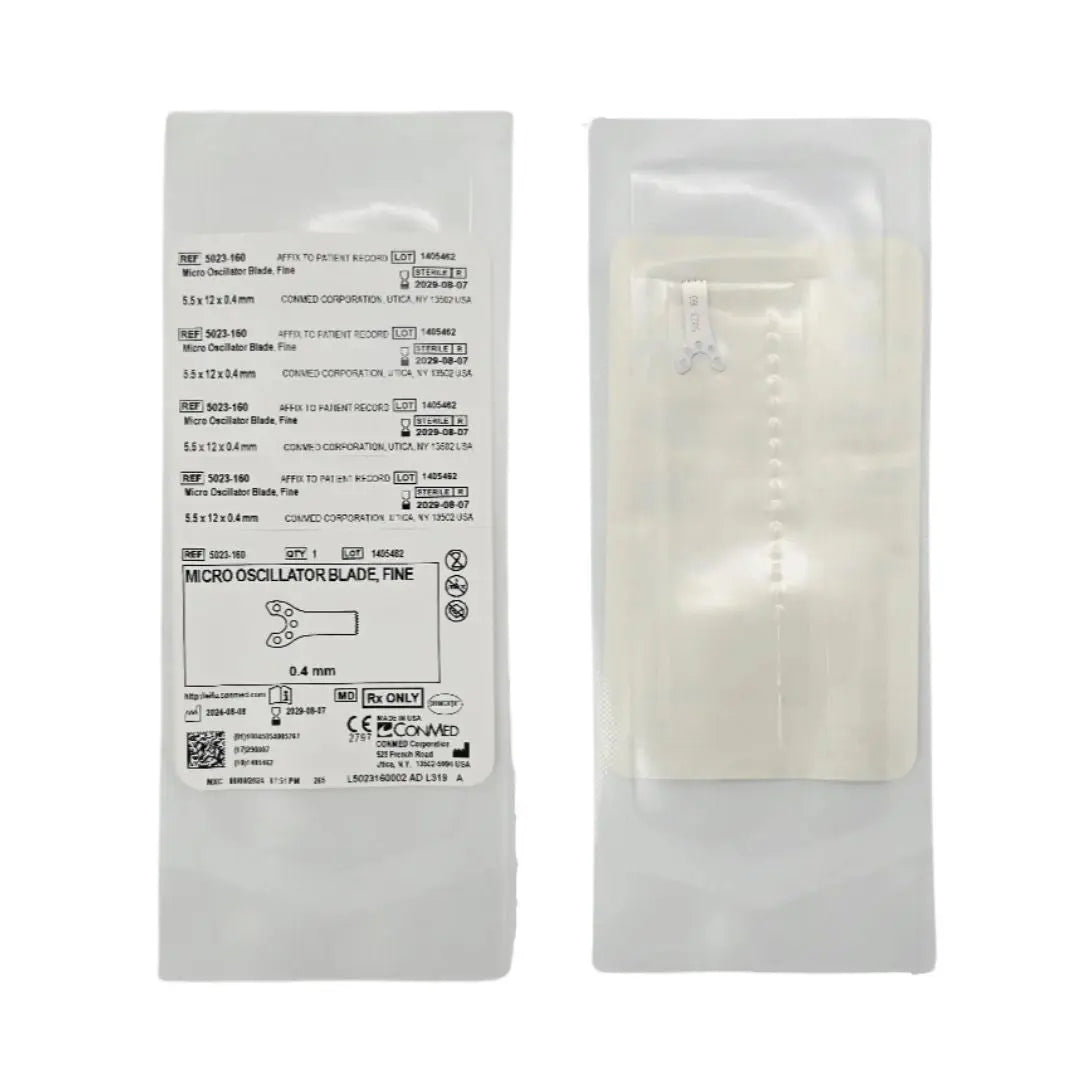 ConMed 5023-160 Micro Oscillator Blade Fine 5.5mm x 12mm x 0.4mm 1/EA ConMed