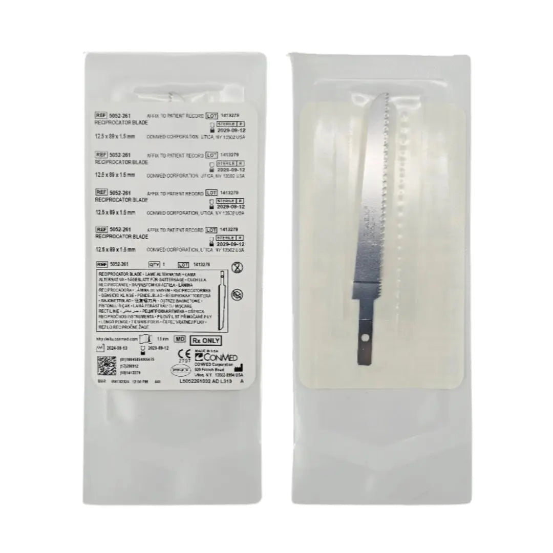 ConMed 5052-261 Reciprocator Blade 12.5mm x 89mm x 1.5mm 1/EA ConMed