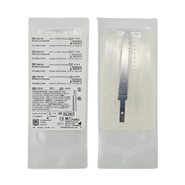 ConMed 5052-261 Reciprocator Blade 12.5mm x 89mm x 1.5mm 1/EA ConMed