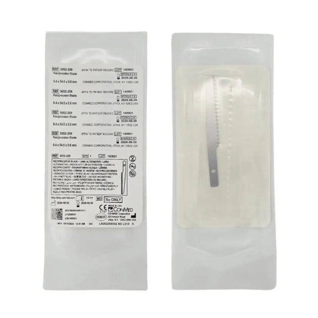 ConMed 5052-259 Reciprocator Blade 9.4mm x 54.5mm x 0.6mm 1/EA ConMed
