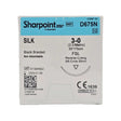Corza Medical D675N Sharpoint SILK 3-0 Black 1X30" FSL 30mm Reverse Cutting BX/12 Corza Medical