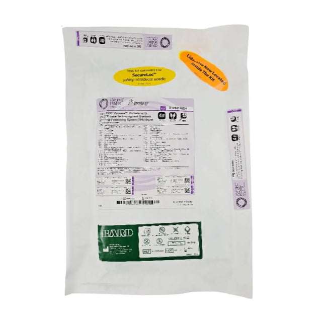 Bard S1294108D4 PowerPICC Provena Catheter w/ SOLO Valve Technology and Sherlock 3CG Tip Positioning System (TPS) Stylet 4F 1/EA Bard