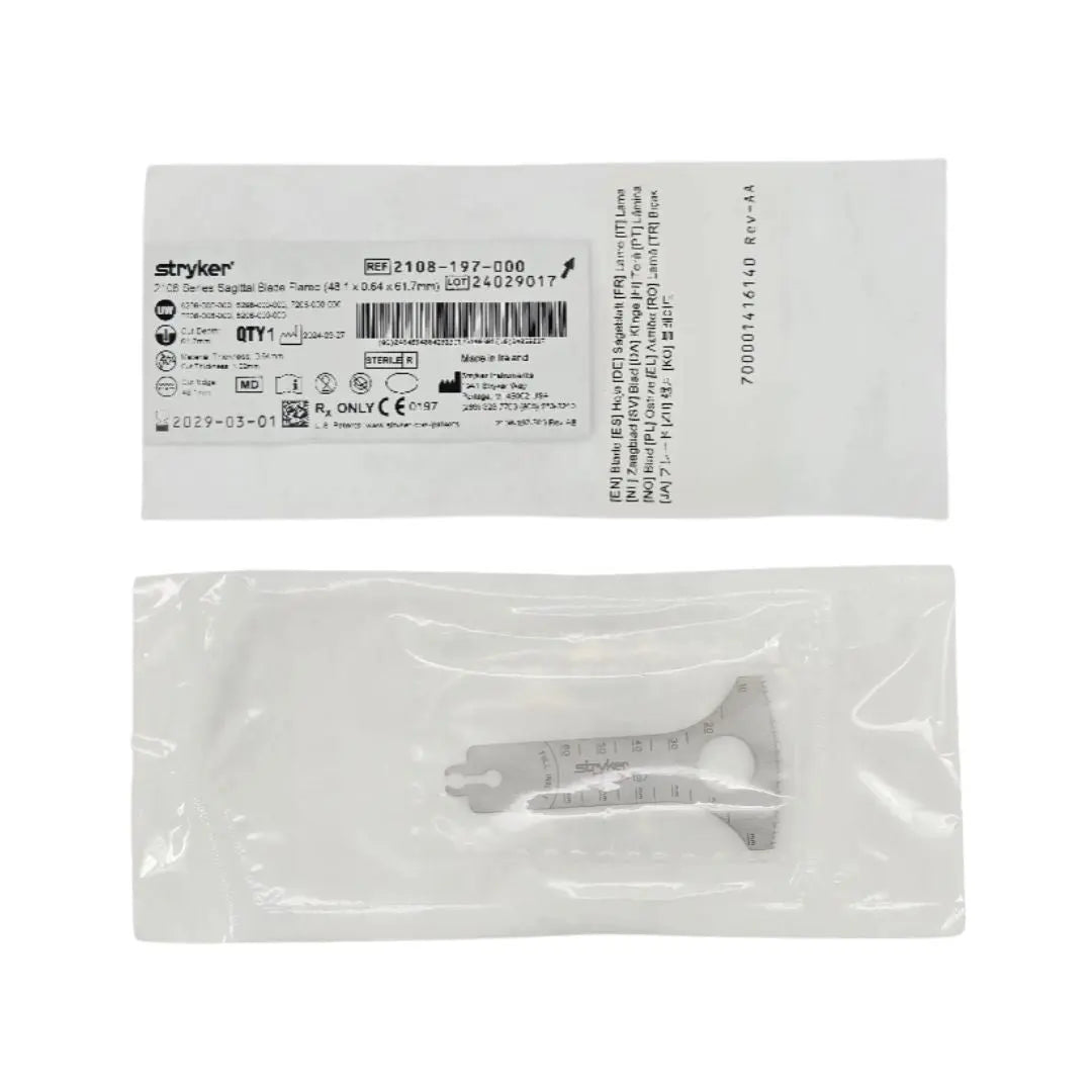 Stryker 2108-197-000 2108 Series Sagittal Saw Blade Wide Flare