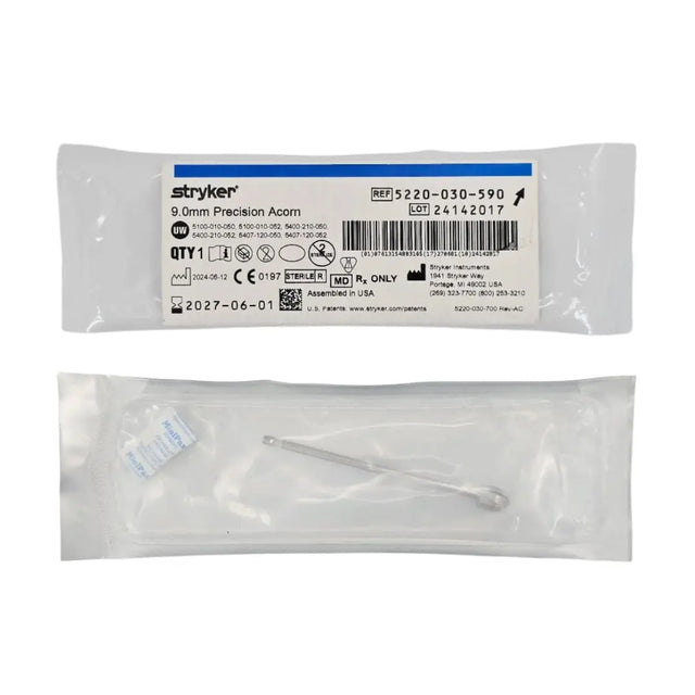 Stryker 5220-030-590 9.0mm Precision Acorn Bur 1/EA Stryker