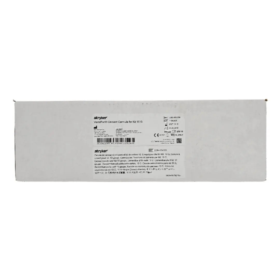 Stryker 0306-410-000 VertePort Cement Cannula for Kit 10G BX/18