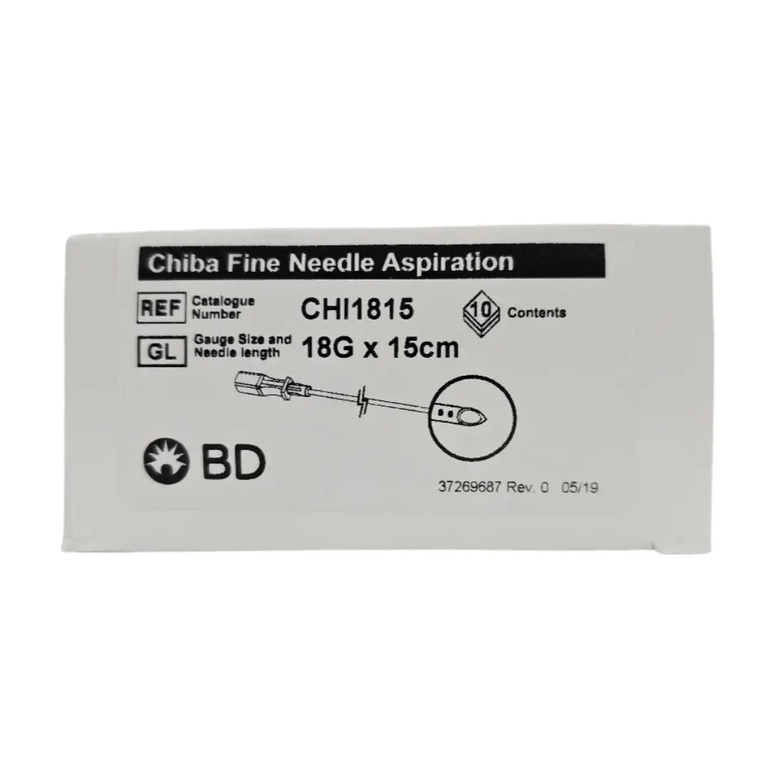 BD CHI1815 Chiba Fine Soft Tissue Aspiration Needle 18G x 15cm BX/10 BD