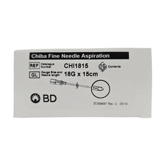 BD CHI1815 Chiba Fine Soft Tissue Aspiration Needle 18G x 15cm BX/10 BD
