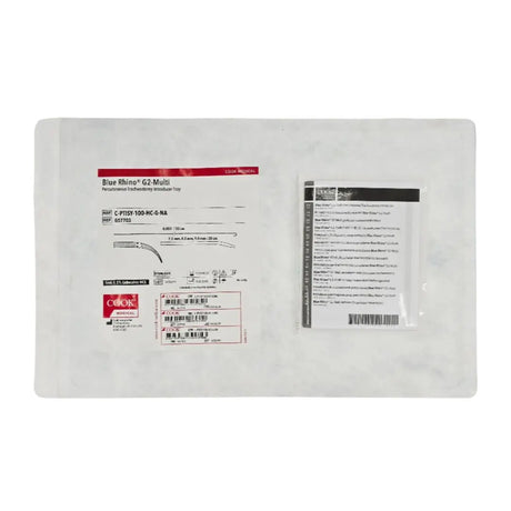 Cook Medical G57703 Blue Rhino G2-Multi Percutaneous Tracheostomy Introducer Tray w/ Pharmaceuticals 1/EA Cook Medical