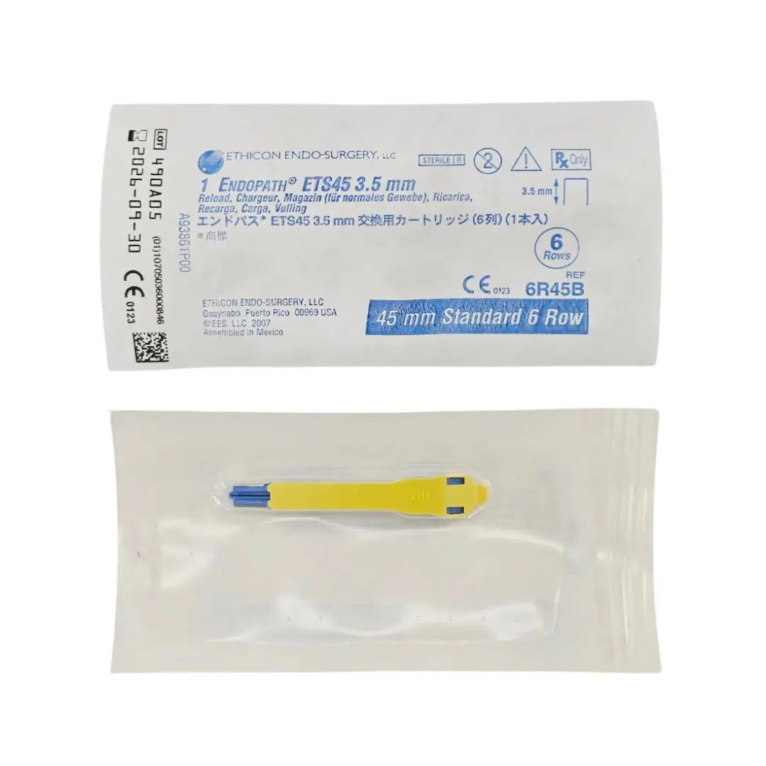 Ethicon 6R45B Endopath ETS45 Linear Cutter Staple Reload 3.5mm x 45mm Standard 6 Row 1/EA Ethicon