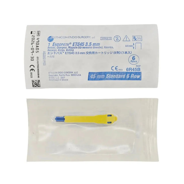 Ethicon 6R45B Endopath ETS45 Linear Cutter Staple Reload 3.5mm x 45mm Standard 6 Row 1/EA Ethicon