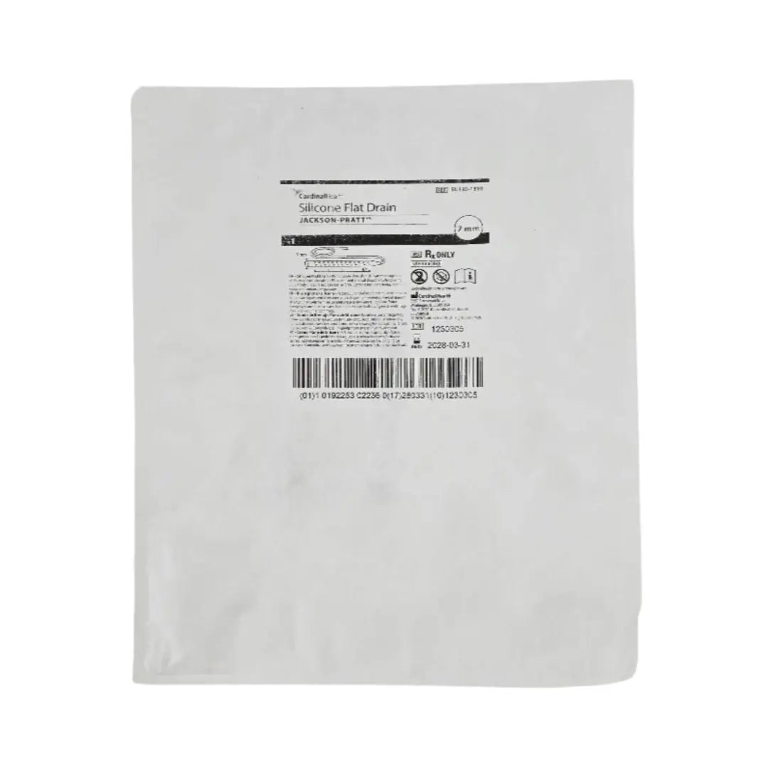 Cardinal Health SU130-1310 Jackson-Pratt Silicone Flat Drain 7mm 1/EA Cardinal Health