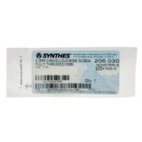 Synthes 206.030 4.0mm Cancellous Bone Screw Fully Threaded/30mm