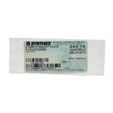 Synthes 243.15 2.0mm straight plate 5 holes 29mm orthopedic hardware
