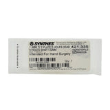Synthes 421.335 1.3mm titanium Y-plate 3-hole head 8-hole shaft 32mm orthopedic hardware
