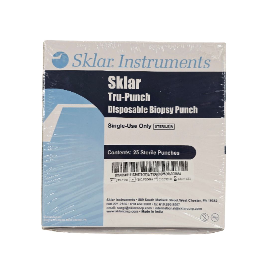 Sklar 96-1150 Tru-Punch Disposable Biopsy Punch 6mm BX/25