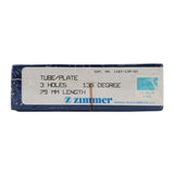Zimmer Biomet 1181-135-03 Free-Lock Femoral Fixation System Compression Tube/Plate 135° 3 Holes 75mm Length BX/1