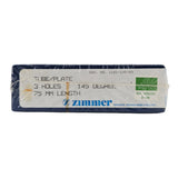 Zimmer Biomet 1181-145-03 Free-Lock Femoral Fixation System Compression Tube/Plate 145° 3 Holes 75mm Length BX/1