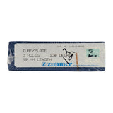 Zimmer Biomet 1181-130-02 Free-Lock Femoral Fixation System Compression Tube/Plate 130° 2 Holes 59mm Length BX/1