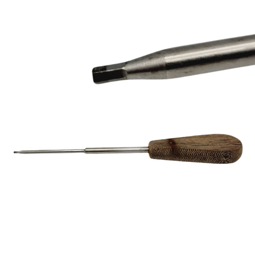 Zimmer 6523-11 Wood Handle Orthopedic Driver 7mm Tip 10-5/8"