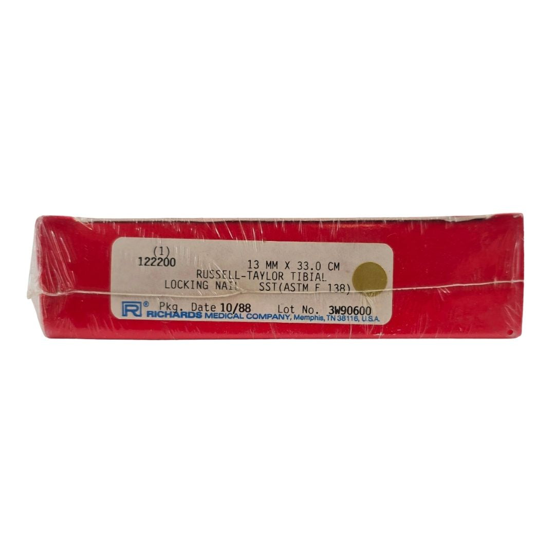 Smith & Nephew Richards 122200 Russell-Taylor Tibial Locking Nail 13mm x 33.0cm BX/1