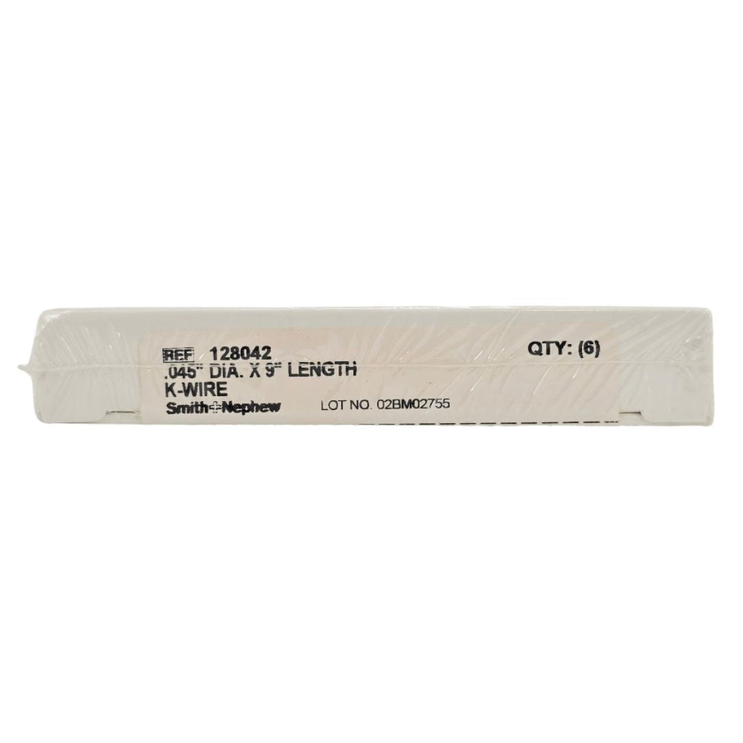 Smith & Nephew Richards 128042 Kirschner K-Wire Diamond Point .045" x 9" BX/6