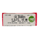 Smith & Nephew Richards 121143 Ambi CHS Compression Hip Screw Plate 145° 6 Slots 140mm BX/1