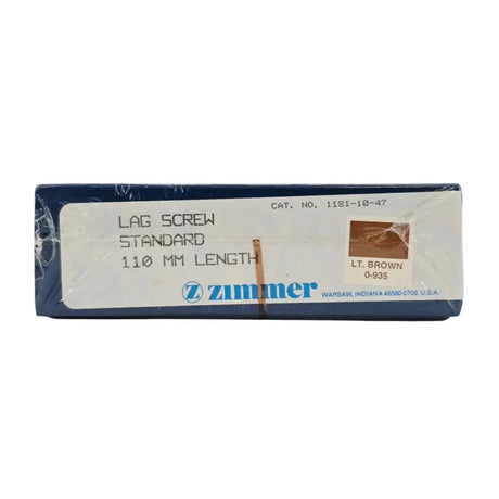 Zimmer Biomet 1181-10-47 Free-Lock Femoral Fixation System Compression Lag Screw Standard 13mm 110mm Length BX/1 Zimmer Biomet