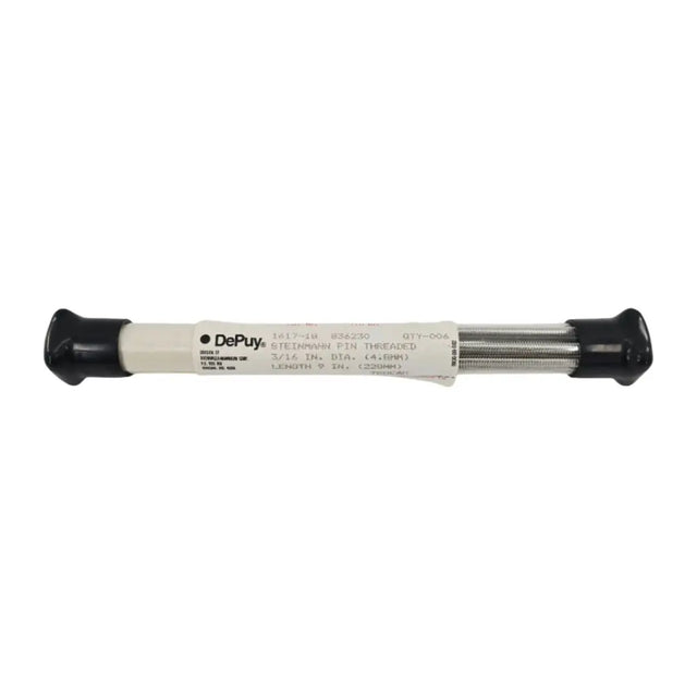 DePuy 1617-18-000 Steinmann Pin Threaded Trocar Point 3/16" x 9" PK/6 DePuy