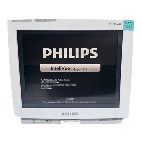 Philips M8007A MP70 Intellivue Neonatal Patient Monitor J.10.26 Certified Philips