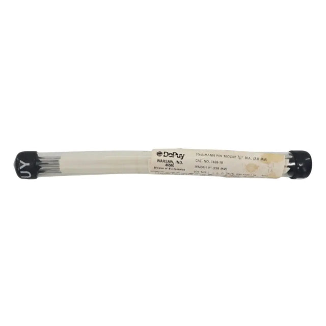 DePuy 1626-18-000 Steinmann Pin Smooth Trocar Point 7/64" (2.8mm) x 9" 6/PK DePuy